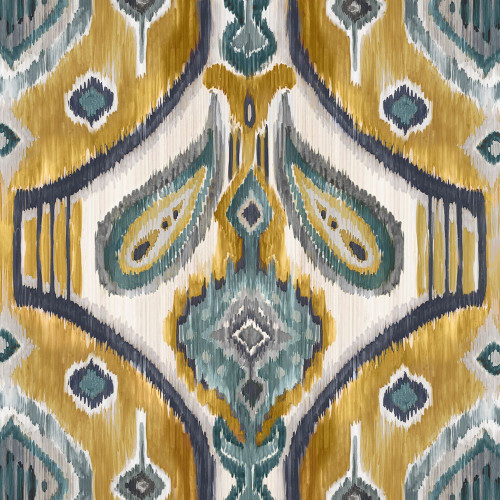 Mediterranean Tile II Poster Print by Eva Watts # EW458A Mediterranean Tile II Poster Print by Eva Watts # EW458A