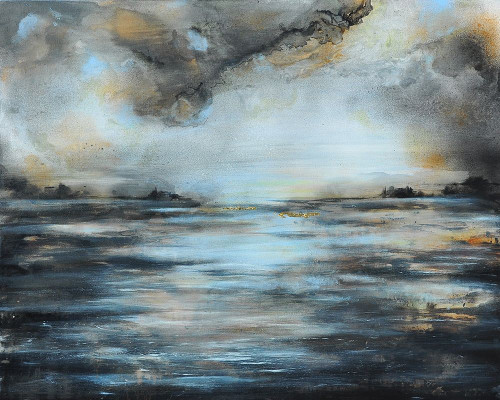 Light and Clouds Poster Print by Emma Catherine Debs # ECRC015