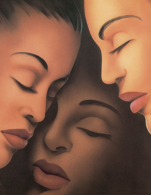 Three Women Poster Print by Unknown Unknown # E810983