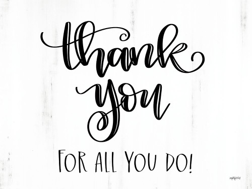 Thank You Poster Print by Imperfect Dust Imperfect Dust # DUST694