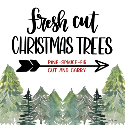 Fresh Cut Christmas Trees Poster Print by Imperfect Dust Imperfect Dust # DUST729