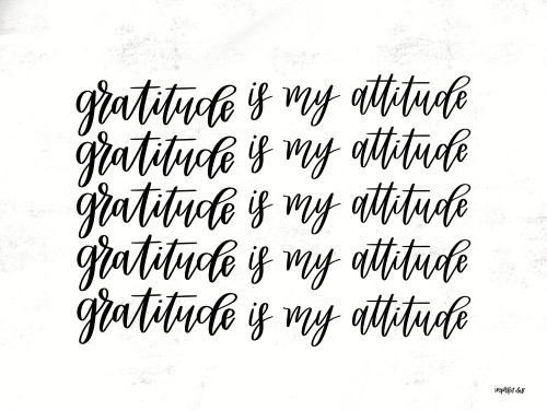 Gratitude is My Attitude  Poster Print by Imperfect Dust Imperfect Dust # DUST621