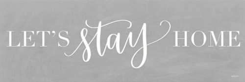 Lets Stay Home I Poster Print by Imperfect Dust Imperfect Dust # DUST588A