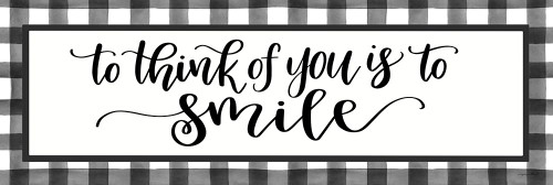To Think of You is to Smile Poster Print by Imperfect Dust Imperfect Dust # DUST596