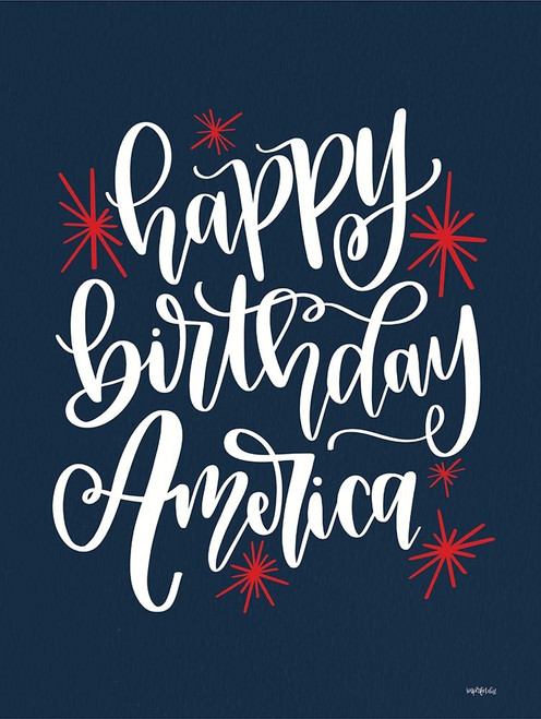 Happy Birthday America Poster Print by Imperfect Dust Imperfect Dust # DUST573