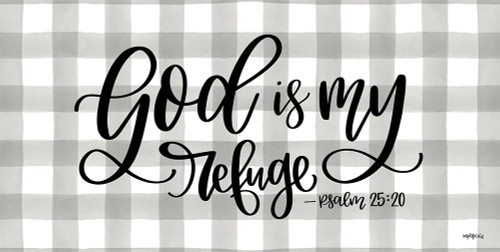 God is My Refuge Poster Print by Imperfect Dust Imperfect Dust # DUST462