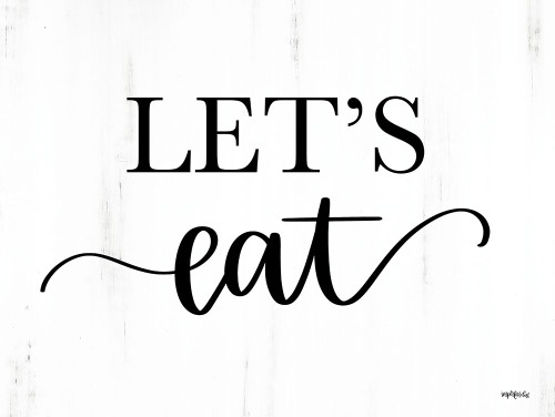 Lets Eat Poster Print by Imperfect Dust Imperfect Dust # DUST476