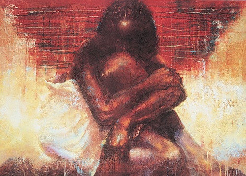 Abstract Embrace Poster Print by Unknown Unknown # DP028