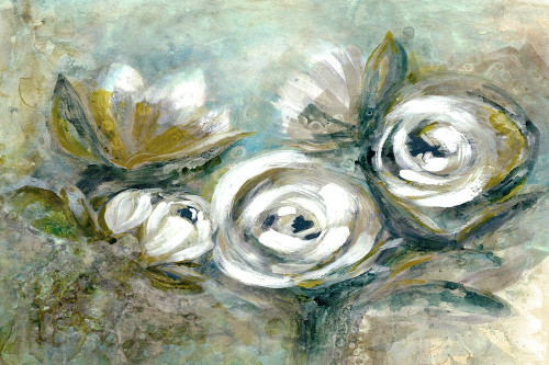 Green Serenity Poster Print by Doris Charest # DCRC033A