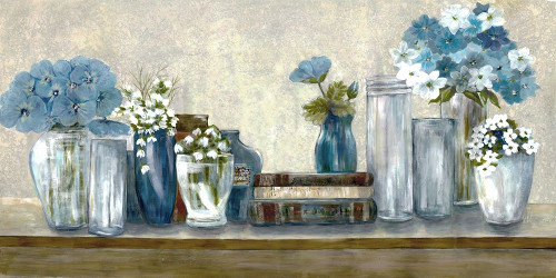 Floral Desk Poster Print by Doris Charest # DCRN001A