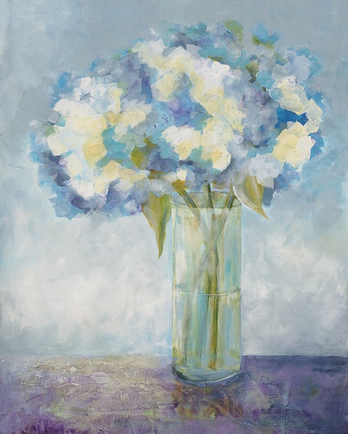Blue On Blue Poster Print by Doris Charest # DCRC010