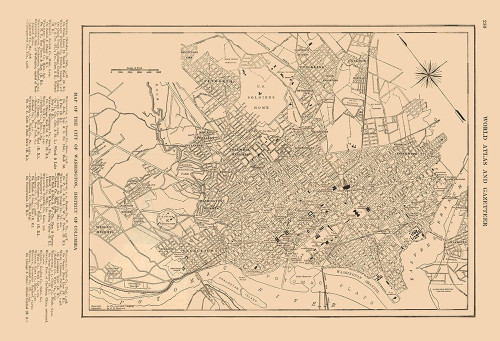 Washington DC - Reynold 1921 Poster Print by Reynold Reynold # DCWA0022
