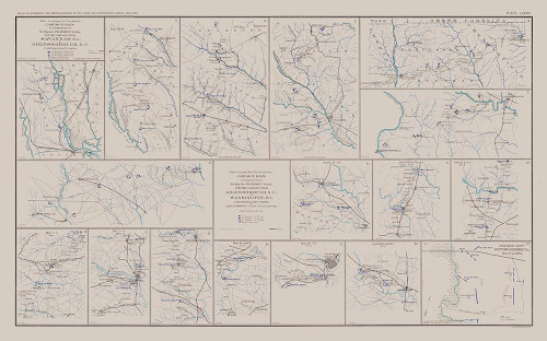 Savannah to Washington - Bien 1894 Poster Print by Bien Bien # CWUS0045