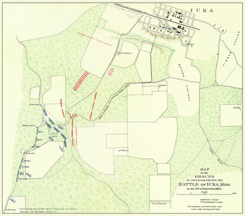 Battle of Iuka Mississippi - 1862 Poster Print by Unknown Unknown # CWIU0001