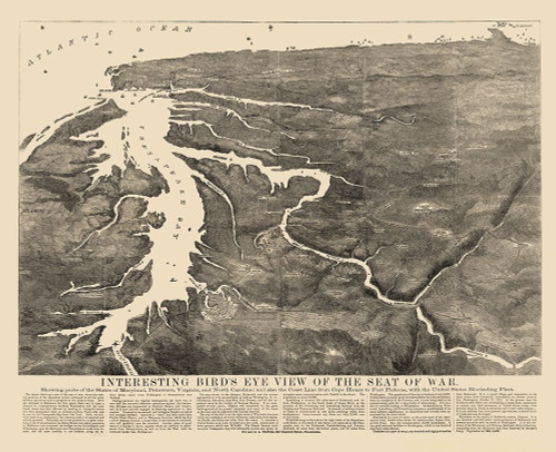 War of Maryland Virginia Delaware North Carolina Poster Print by Unknown Unknown # CWEC0005