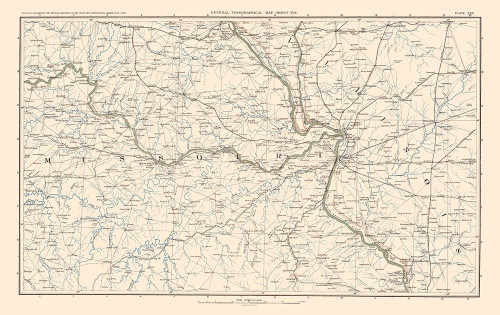 Missouri Illinois - Bien 1895 Poster Print by Bien Bien # CWMO0005
