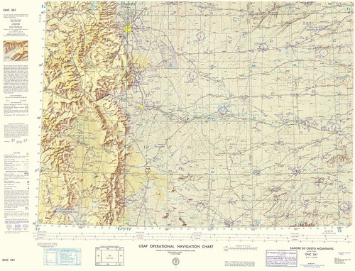 Sangre De Cristo Mountains Colorado Sheet Poster Print by USAF USAF # COSC0001