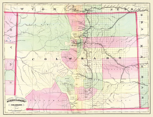 Colorado - Asher  1874 Poster Print by Asher Asher # COZZ0004