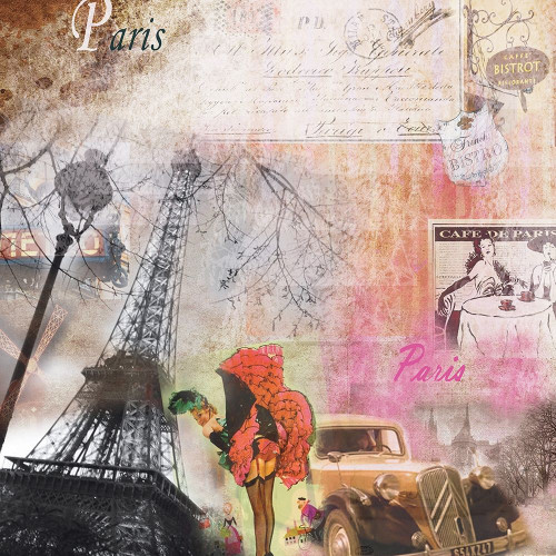 Paris Folies II Poster Print by BRAUN Studio BRAUN Studio # CS0761