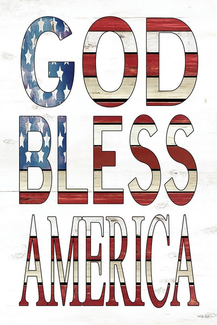 God Bless America    Poster Print by Cindy Jacobs # CIN2152