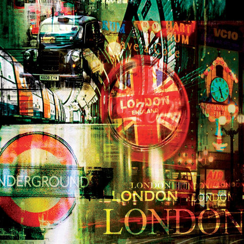 London Underground Poster Print by BRAUN Studio BRAUN Studio # CS0622