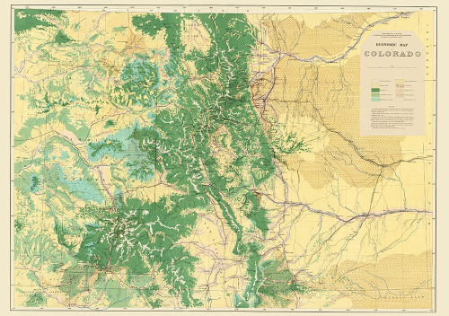 Colorado Colorado Economic - USGS 1881 Poster Print by USGS USGS # COZZ0041