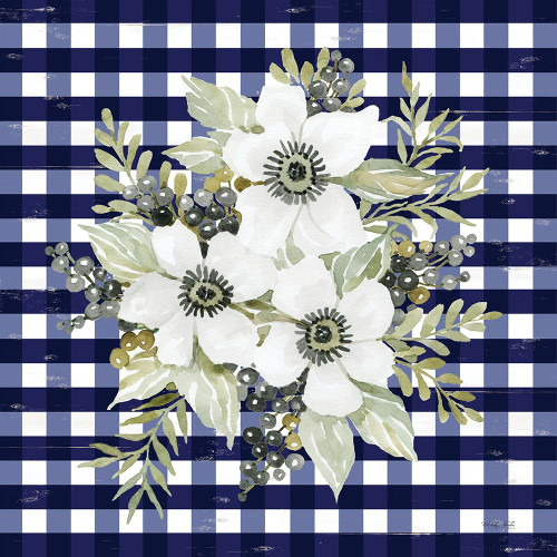Navy Floral I     Poster Print by Cindy Jacobs # CIN1973