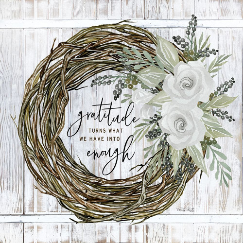 Gratitude Wreath Poster Print by Cindy Jacobs # CIN1839