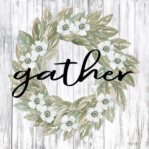 Gather Wreath Poster Print by Cindy Jacobs # CIN1796
