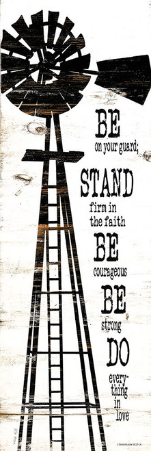 Windmill Be On Your Guard Poster Print by Cindy Jacobs # CIN1489