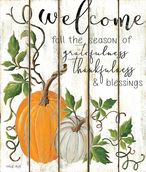 Welcome Fall  Poster Print by Cindy Jacobs # CIN1333