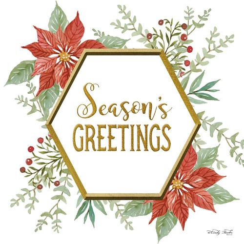 Seasons Greetings    Poster Print by Cindy Jacobs # CIN1698