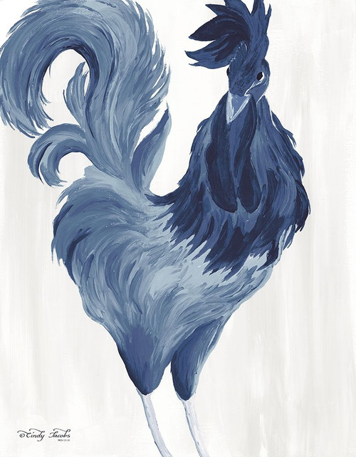 Green and Purple Rooster I   Poster Print by Cindy Jacobs # CIN1665