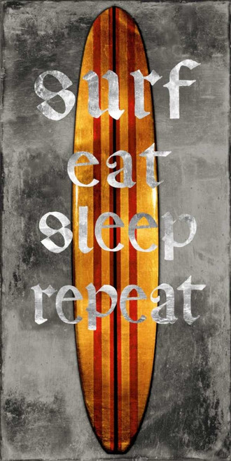 Surf Repeat Poster Print by Charlie Carter # CC111762DG