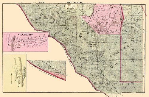 Santa Clara West Central California Landowner Poster Print by Thomas Thomas # CASA0072