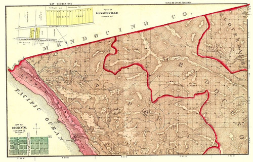 Salt Point, Mendocino, Cloverdale California Poster Print by Thompson Thompson # CASA0038