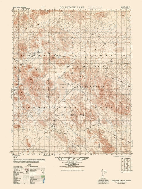 Goldstone Sheet - US Army 1948 Poster Print by US Army US Army # CAGO0003
