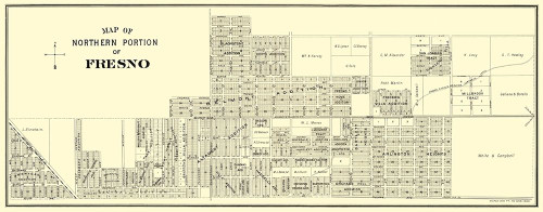Fresno, Northern California Landowner - Thomas Poster Print by Thomas Thomas # CAFR0004