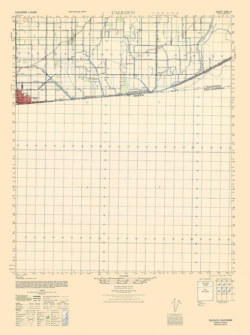 Calexico Sheet - US Army  1944 Poster Print by US Army US Army # CACA0020