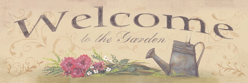 Welcome to the Garden Poster Print by Pam Britton # BR282A