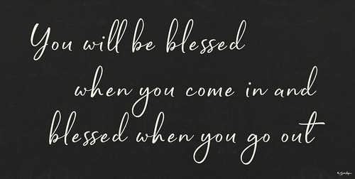You Will be Blessed Poster Print by Susie Boyer # BOY508