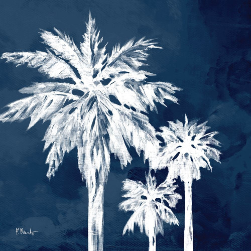 Cyano Palms I Poster Print by Paul Brent # BNT1554