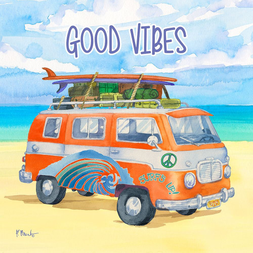 Surf Voyage I Poster Print by Paul Brent # BNT1499