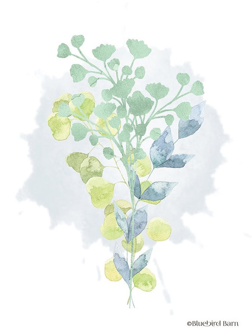 Watercolor Greenery Series I     Poster Print by Bluebird Barn Bluebird Barn # BLUE299