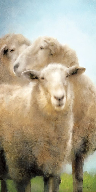 Three Sheep Portrait Poster Print by Bluebird Barn Bluebird Barn # BLUE410