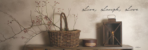 Live Laugh Love Poster Print by Billy Jacobs # BJ800