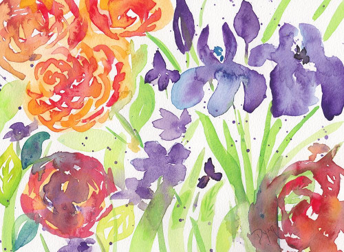 Spring Garden Poster Print by Beverly Dyer # BDRC198