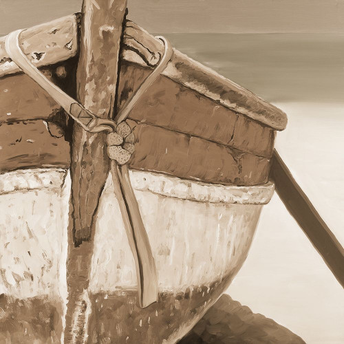 Tied up rowing boat Poster Print by Atelier B Art Studio Atelier B Art Studio # BEGCOA811