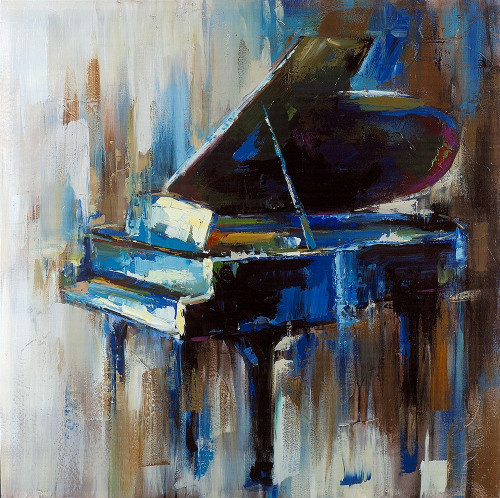 Abstract grand piano Poster Print by Atelier B Art Studio Atelier B Art Studio # BEGMUS14