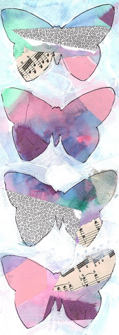 Butterfly Window Panel 1 Poster Print by Beverly Dyer # BDPL013A